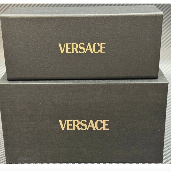 VERSACE Black Grey Women's 70 mm Sunglasses - Picture 5 of 5